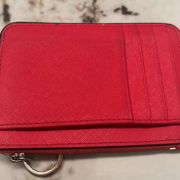 Preloved KATE SPADE red saffiano leather wristlet - Picture 7 of 7